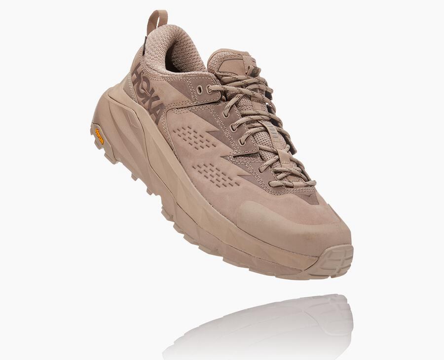 Hoka Australia One One Kaha Low GORE-TEX - Womens Trail Shoes Beige - UYZTI-7459